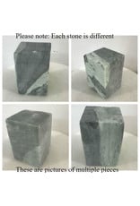 Stone Indian Gray/Green Soapstone 16lb Block 5x5x6