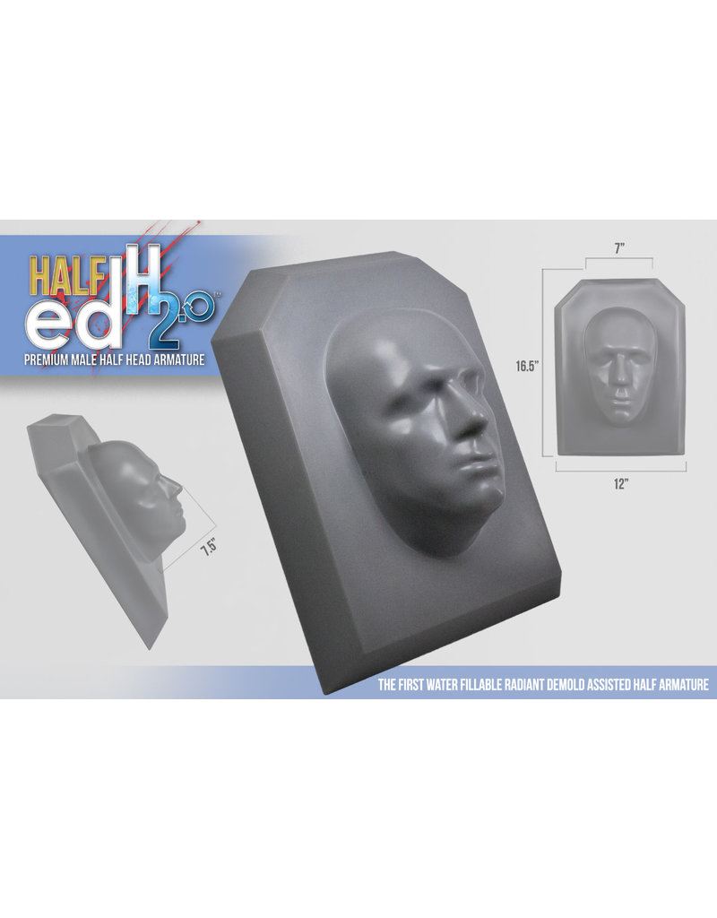 Monster Makers Plastic Half Ed Head Armature 2.0