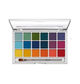 Kryolan Eye Shadow Variety Palette 18 colors V-2