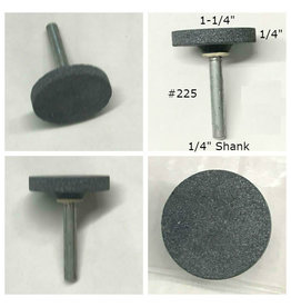 Norton Silicon Carbide Mounted Stone Disc #225 1-1/4x1/4 (1/4 shank) CU