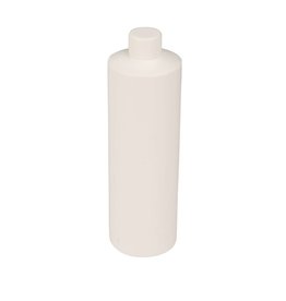 Just Sculpt 16oz White Plastic HDPE Bottle With Cap