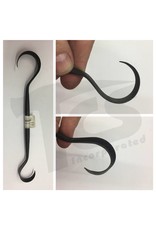 Milani Italian Steel Double Hook Serrated Wax Tool #A038 X-Large
