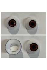 Just Sculpt Acrylic Eyes 22mm Brown (Pair)