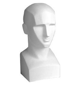 Just Sculpt Plaster Blocked Bust 17in