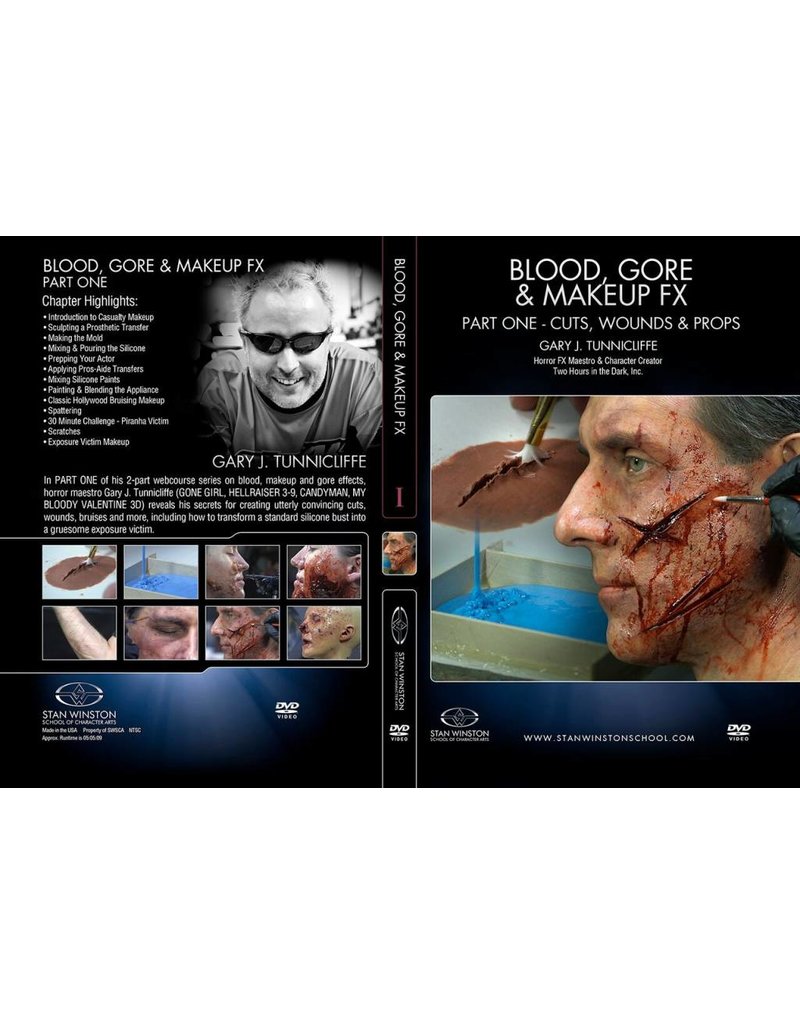 Stan Winston Blood,Gore,Makeup FX Part 1 Tunnicliffe DVD