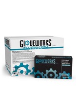 Gloveworks Nitrile Gloves Blue Industrial Powdered Large Box