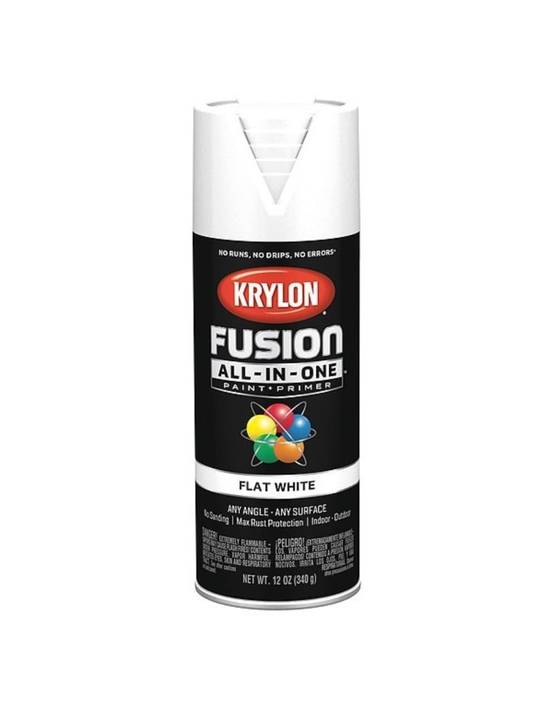 Krylon Krylon Fusion Flat White 12oz Spray Can 2518