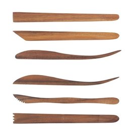 premium 8pcs pottery tools clay wood