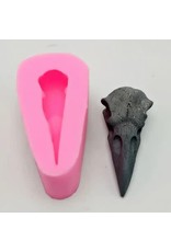 JS Molds Crow Skull Silicone Mold