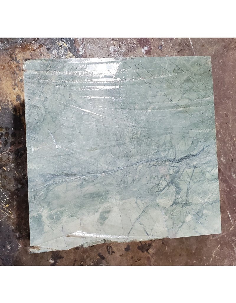 Just Sculpt 215lb Green Nephrite Jade 12"x12"x12" Block #J024