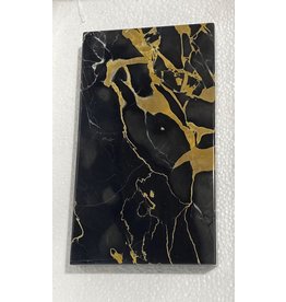 Just Sculpt Portoro Black Marble - 9.5" x  5.5" x 1"