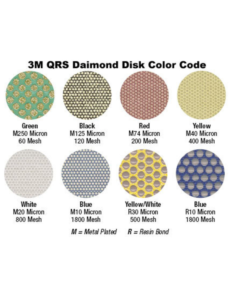 3M QRS Velcro Diamond Disc