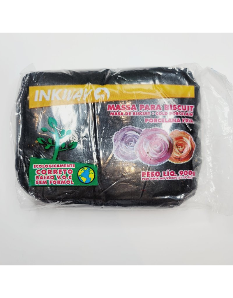 Inkway Air Dry Clay Black 900g - The Compleat Sculptor