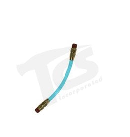Coilhose 12'' Whip Poly Pigtail, 1/4'' MPT x MPT Swivel (Ball Type) PP0412S