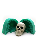 Just Sculpt Skull (2 part) Green Silicone Mold