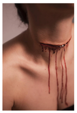 Baburka Cinema Crafts Slashed throat - S2 Silicone Prosthetic