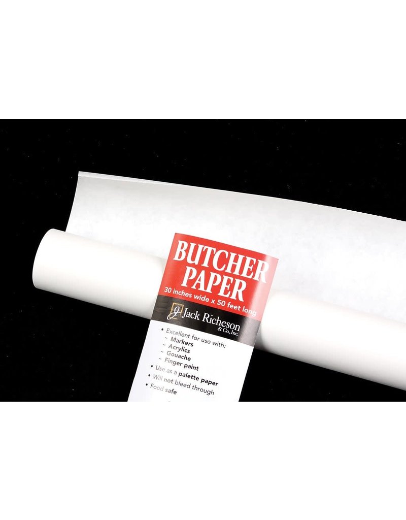 Butcher Paper Roll 30" × 50' White The Compleat Sculptor