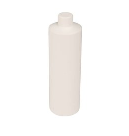 Just Sculpt 8oz White Plastic HDPE Bottle With Cap