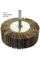 Aluminum Oxide Flap Wheel 3''x1'' 60 grit