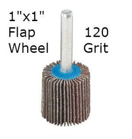 Aluminum Oxide Flap Wheel 1''x1'' 120 grit