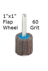 Aluminum Oxide Flap Wheel 1''x1'' 60 grit