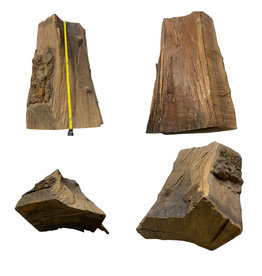 Wood Black Walnut Log 26x13x5 22lbs