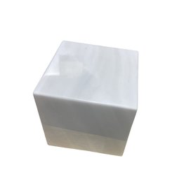 Just Sculpt Marble Base 4x4x4 White