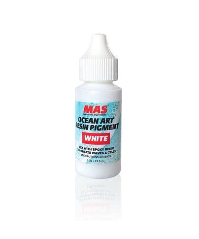 MAS Resin Ocean Art White Pigment 1oz - The Compleat Sculptor