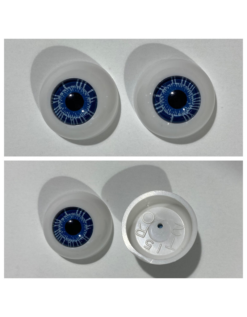 Just Sculpt Acrylic Eyes 20mm Blue (Pair)