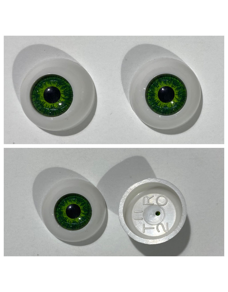 Just Sculpt Acrylic Eyes 20mm Green (Pair)