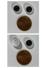 Just Sculpt Acrylic Eyes 12mm Brown (Pair)