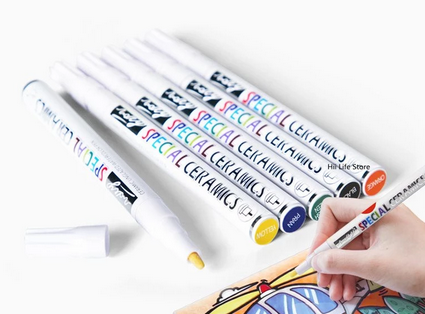 Ceramic Underglaze Watercolor Glaze Pens (6 Colors)