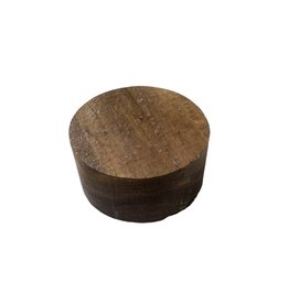 Wood Black Walnut Round Block 6x6x3