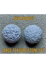 YKSTUDIOUS Texture Balls - Set of 2 Large Skin Texture Stones