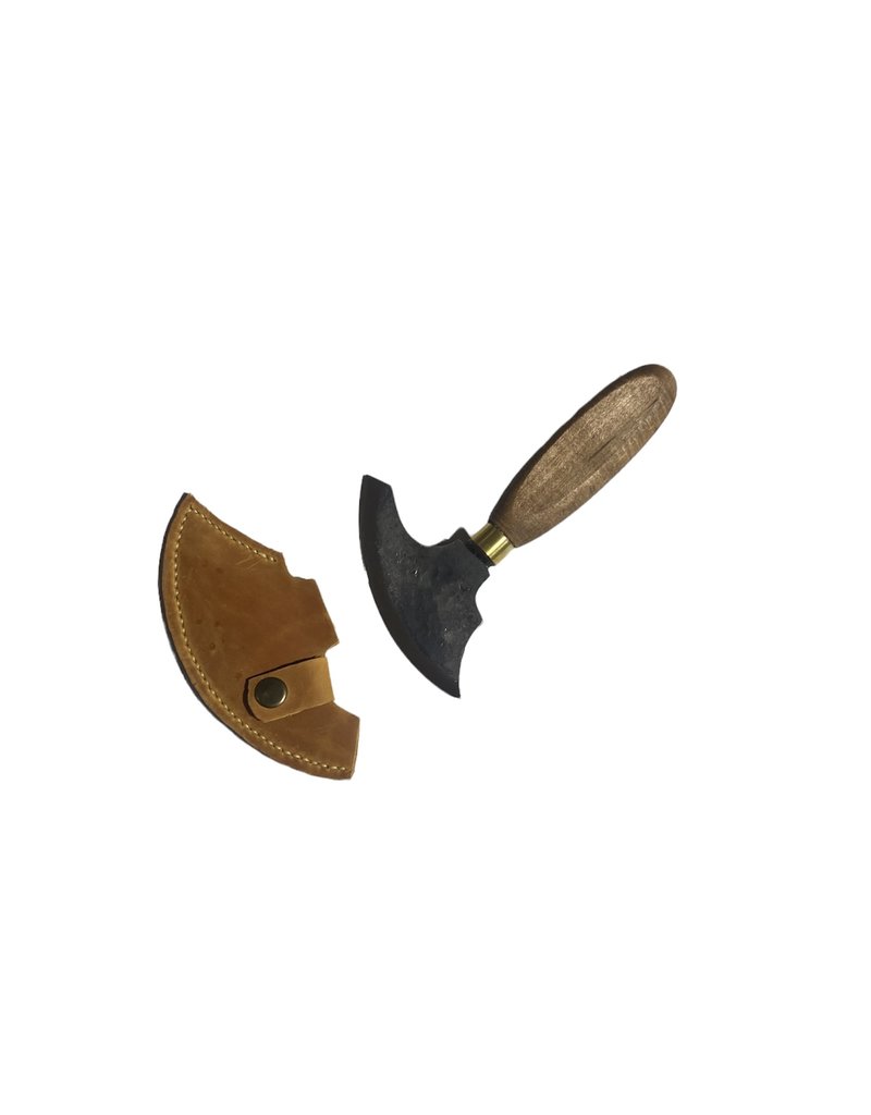 JS-Ukraine Leather Knife Half-Moon Large