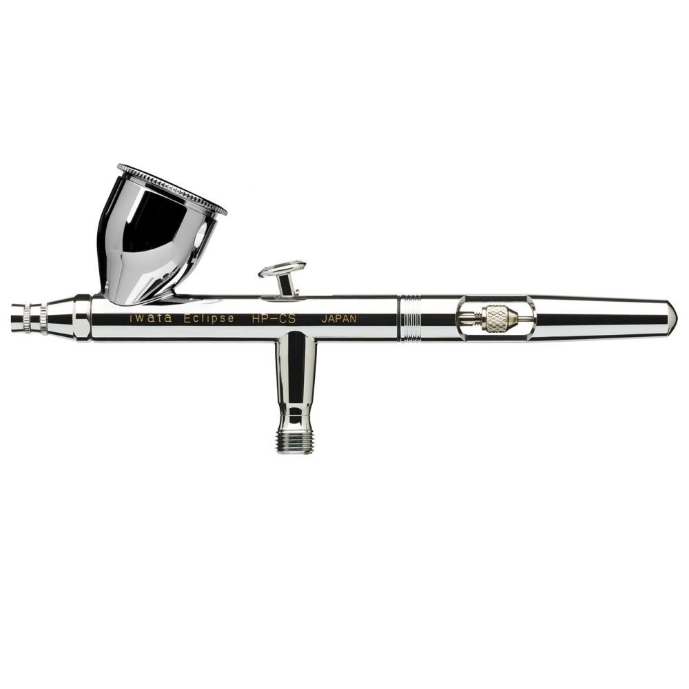 Iwata Eclipse HP-CS Gravity Feed Dual Action Airbrush - The Compleat  Sculptor