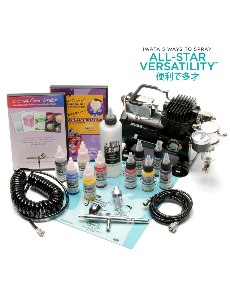 Iwata Deluxe Airbrush Kit with Eclipse HP-CS - The Compleat Sculptor