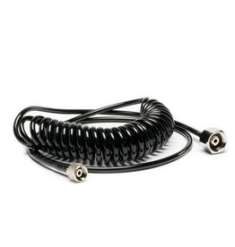 Iwata 6' Cobra Coil Airbrush Hose with Iwata Airbrush Fitting and 1/4" Compressor Fitting