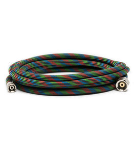 Iwata 10' Braided Nylon Airbrush Hose with Iwata Airbrush Fitting and 1/4" Compressor Fitting