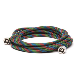 Iwata 10' Braided Nylon Air Hose with Two 1/4" Fittings