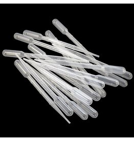 Just Sculpt 20Pcs Clear Plastic Transfer Pipette Disposable Eye Dropper 3ml