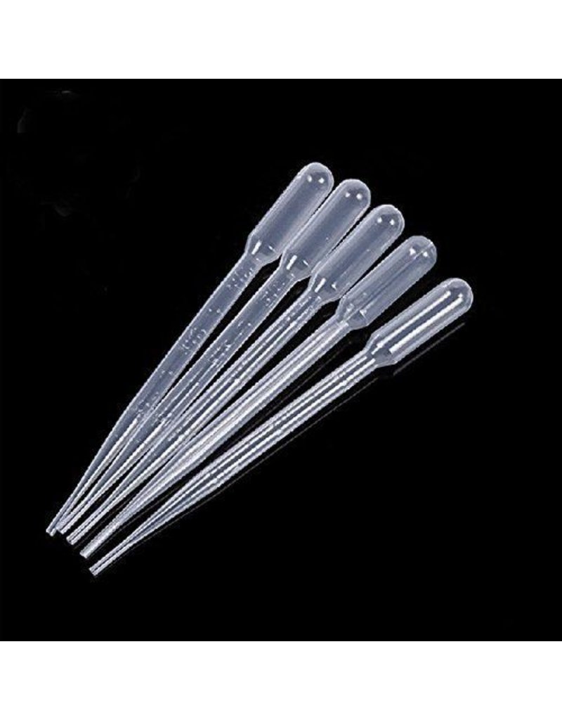 Just Sculpt 20Pcs Clear Plastic Transfer Pipette Disposable Eye Dropper 3ml