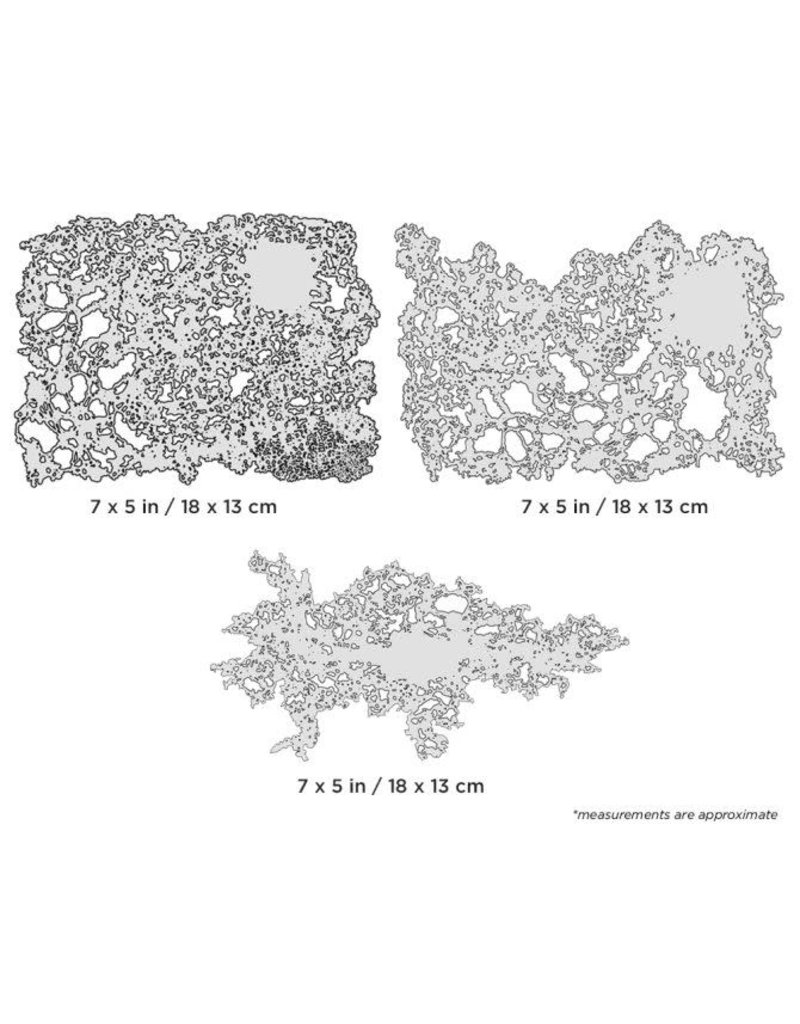 Iwata Artool Texture FX Mini Series Set Freehand Airbrush Template by Gerald Mendez