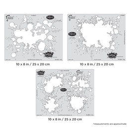 Iwata Artool Splatter FX Freehand Airbrush Template by Gerald Mendez