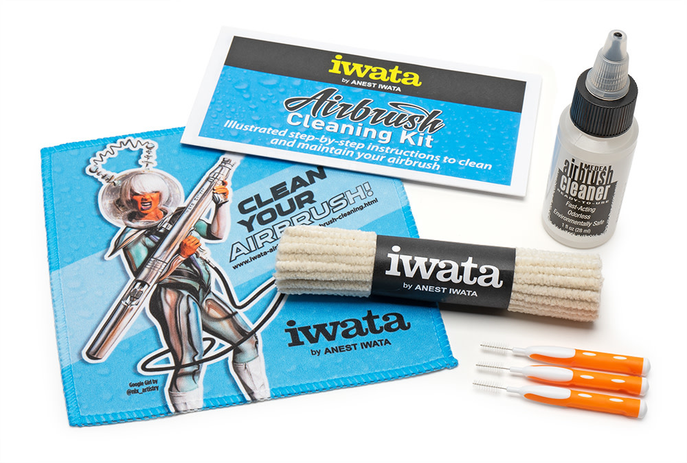 Iwata Airbrush Cleaning Kit Refill Pack The Compleat Sculptor