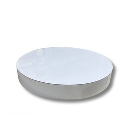 Just Sculpt Formica Base Round 15x2 Gloss White