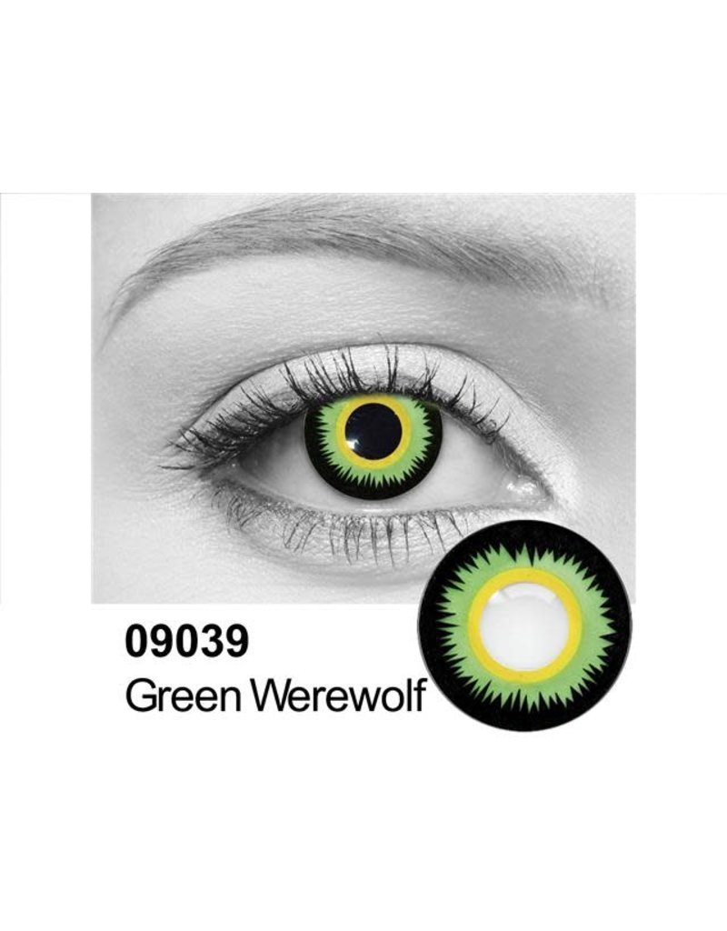 Loox Green Werewolf Contact Lenses