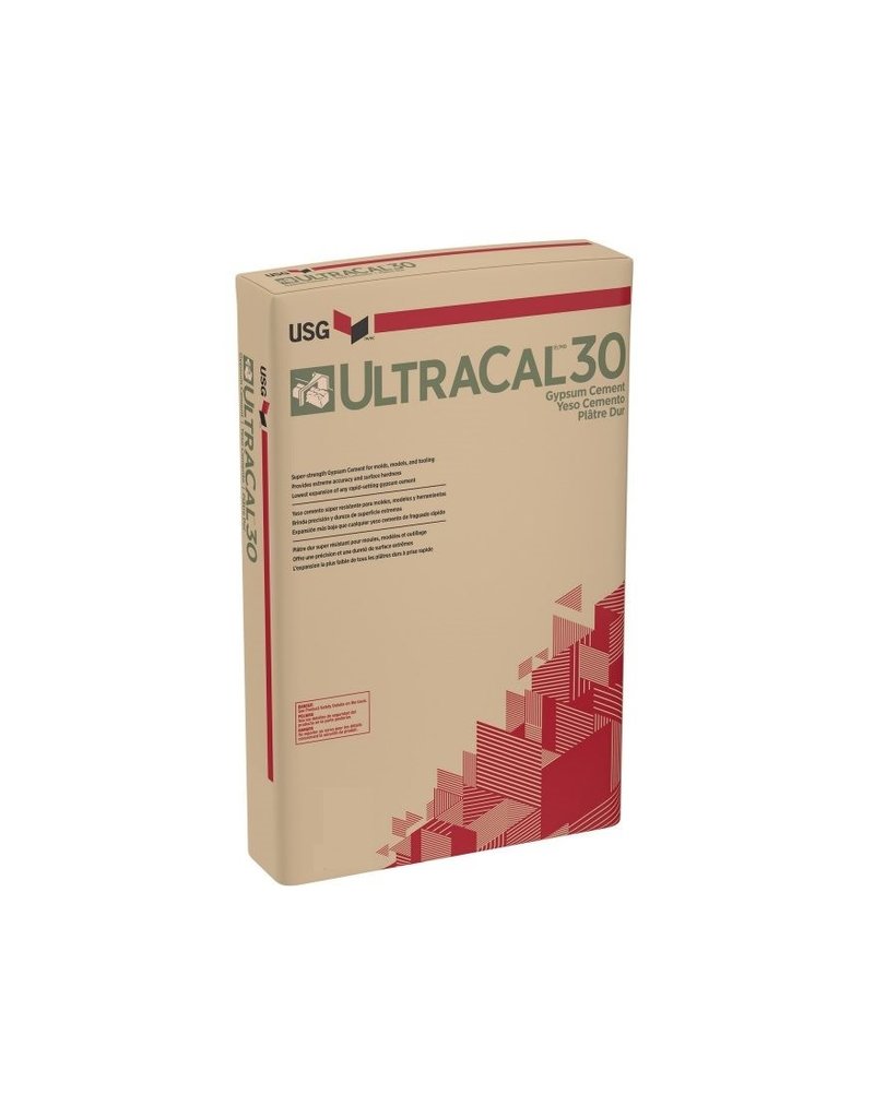 ULTRACAL 30 cemento de yeso – yeso – para la fabricación de moldes y  fundición, ideal para moldes de látex! Toma excelentes detalles (25 libras)