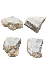 Stone 88lb Mario's White Translucent Alabaster 16x15x6 #101195