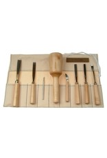 Sculpture House Basic Wood Carving Tool Set of 9 K5A